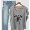 Remera Rock n roll tiger