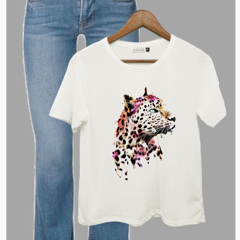 Remera Leopard colors