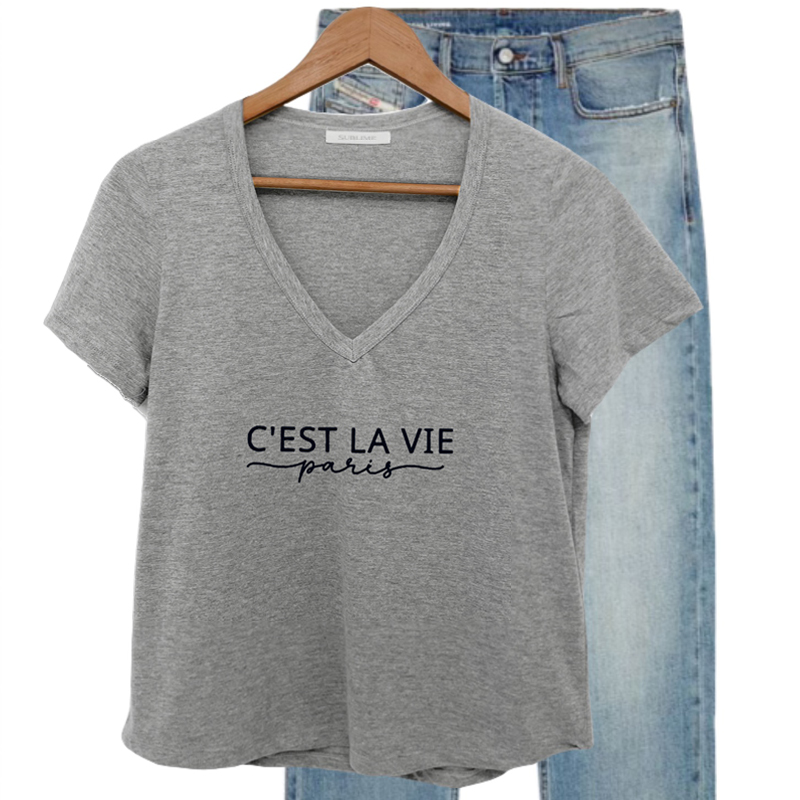 Remera C´est la vie Paris