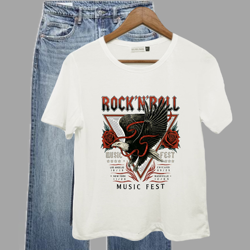 Remera Rock n Roll Aguila