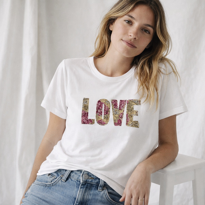 Remera Love Print
