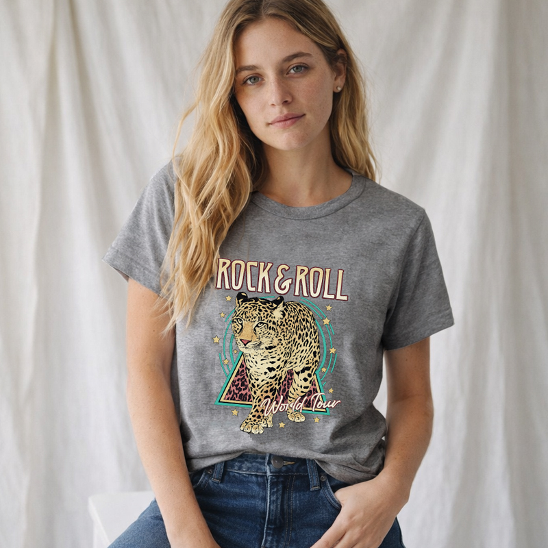 Remera Rock n Roll tigre