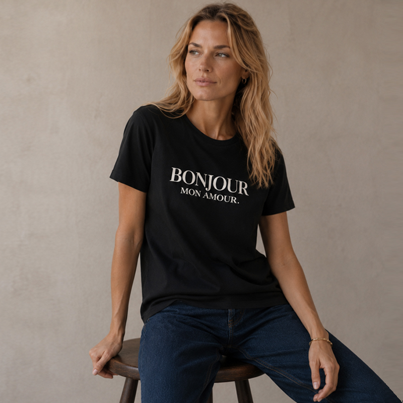 Remera Bonjour Mon Amour